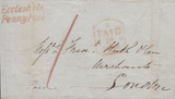 105088 - 1843 YORKS/ECCLESHILL PENNY POST (YK929).