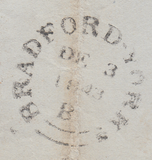 105088 - 1843 YORKS/ECCLESHILL PENNY POST (YK929).