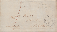 105090 - 1842 YORKS/GISBURN PENNY POST (YK1040).