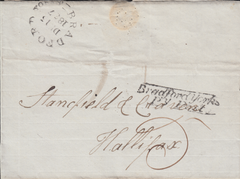 105118 - 1837 YORKS/BRADFORD PENNY POST (YK508).