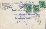 105242 - 1952 UNDELIVERED MAIL GERMANY TO SURREY.