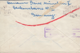 105242 - 1952 UNDELIVERED MAIL GERMANY TO SURREY.