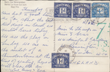 105300 - 1960 UNPAID MAIL LIECHTENSTEIN TO LONDON.