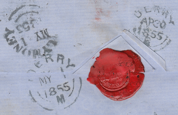 105500 - PL.5 (SD CONSTANT VARIETY INVERTED S) S.C.14 (SG24 SPEC C3i) USED ON COVER IN IRELAND.