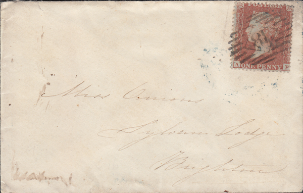 105572 - PL.2 (AF) (SG21) ON COVER/SHORT STAMP.