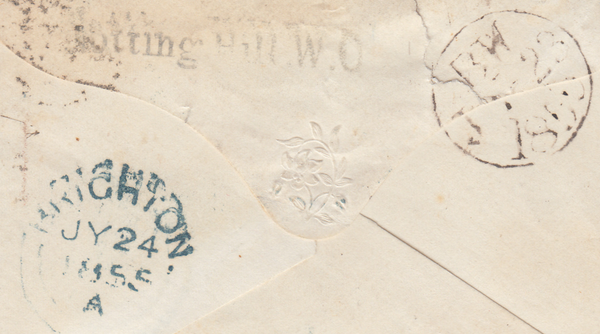 105572 - PL.2 (AF) (SG21) ON COVER/SHORT STAMP.