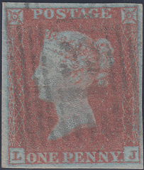 105726 - PL.130 (LJ) VERY BLUED PAPER (SG8a).