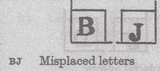 105801 - 1855 DIE 2 1D PL.5 MATCHED PAIR S.C.16 (SG21) AND L.C.14 PRINTING (SPEC C6) LETTERED BJ.