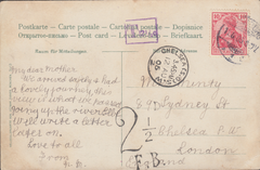 105960 - 1905 UNDERPAID MAIL GERMANY TO CHELSEA.