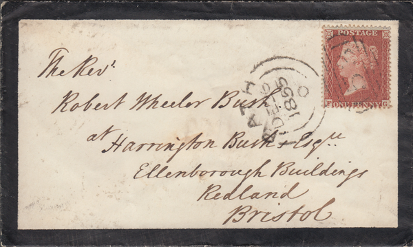 106109 - PL.11 (FG)(SG21) ON MOURNING ENVELOPE.