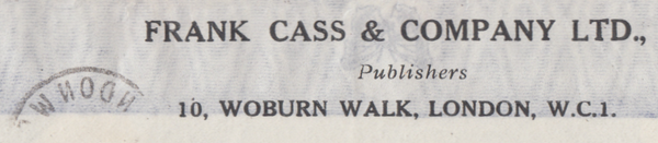 106149 - 1962 MAIL LONDON TO USA/2/6 CASTLE.