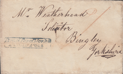 106232 - 1840 YORKS/BRADFORD PENNY POST (YK506).