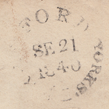 106232 - 1840 YORKS/BRADFORD PENNY POST (YK506).