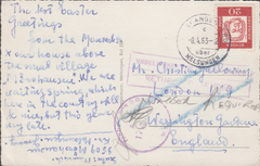 106236 - 1963 UNDELIVERED MAIL GERMANY TO LONDON.