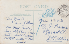 106253 - 1905 UNPAID MAIL CHATTERIS TO WHITTLESEA.