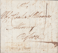 106287 - 1834 YORKS/RIPON PENNY POST (YK2395).