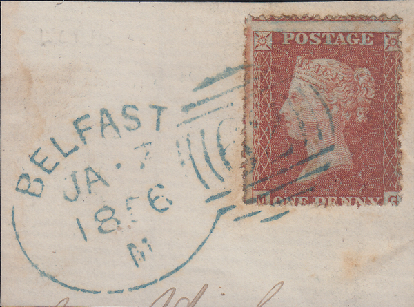 106388 - BELFAST SPOON ENGLISH TYPE SMALL b IN BLUE (RA11)(SPEC C1vb)/PL.11 (MG)(SG26).