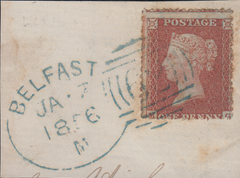 106388 - BELFAST SPOON ENGLISH TYPE SMALL b IN BLUE (RA11)(SPEC C1vb)/PL.11 (MG)(SG26).