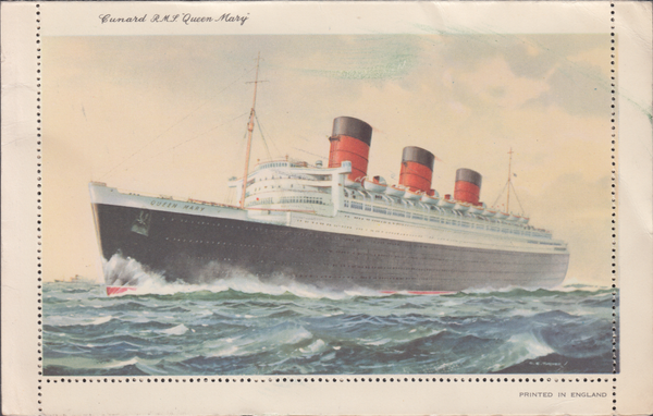 106453 - 1960 SOUTHAMPTON PAQUEBOT TO USA.