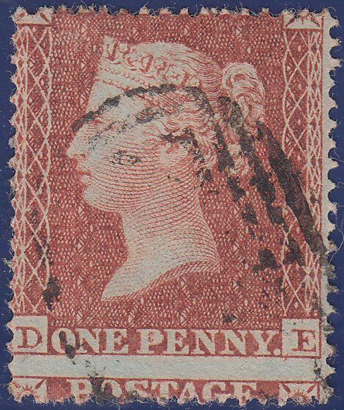 107179 - 1855 DIE 2 PL.3 (DE)(SG21)/MISPLACED SHEET VARIETY.