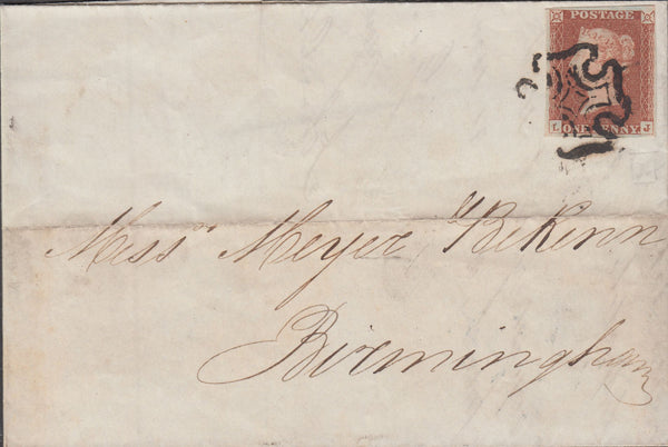 107262 - PL.27 (LJ)(SG8)/ON COVER HULL MALTESE CROSS.