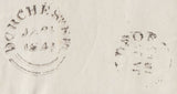 107263 - PL.27 (HL)(SG8) ON COVER DORCHESTER MALTESE CROSS.