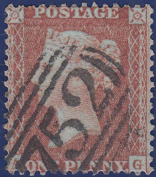 107265 - 1855 DIE 2 PL.14 "QUINTET" LETTERED AG.