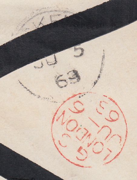 107297 - RES.PL.15 (GF)(SG40b SPEC C13) ON MOURNING ENVELOPE.