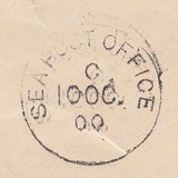 107818 - 1900 IMPERIAL PENNY POST LITTLEHAMPTON TO INDIA.