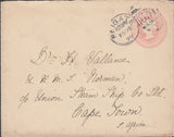107819 - 1899 IMPERIAL PENNY POST REIGATE TO SOUTH AFRICA.