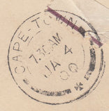 107819 - 1899 IMPERIAL PENNY POST REIGATE TO SOUTH AFRICA.