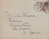 107820 - 1901 IMPERIAL PENNY POST NORWICH TO SOUTH AFRICA.