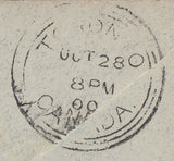 107822 - 1900 IMPERIAL PENNY POST LONDON TO CANADA.
