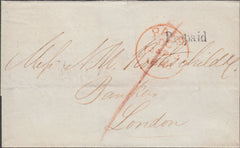 107910 - 1848 BANKERS MAIL NORWICH TO LONDON.