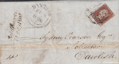 108054 - 1846 DEVON/"SAINT THOMAS PENNY POST" (DN1180) ON COVER.