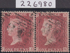 108055 - 1857/8 PL.45 PERFORATION 16 (SG36)(CJ CK) PAIR.