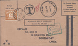 108104 - 1957 UNPAID MAIL NIGERIA TO SOUTHPORT.