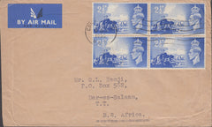 108114 - 1950 MAIL CRICKLEWOOD TO TANGANYIKA.