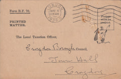 108126 - 1929 UNDERPAID MAIL LONDON TO CROYDON.