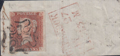 108162 - LONDON "10" IN MALTESE CROSS (SPEC B1uj)/PL.31 (IL)(SG8)/MISSING IMPRIMATUR LETTERING.