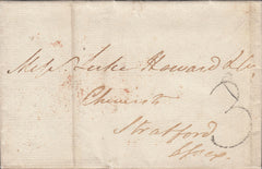 108326 - 1809 LONDON HAND STAMP "3".