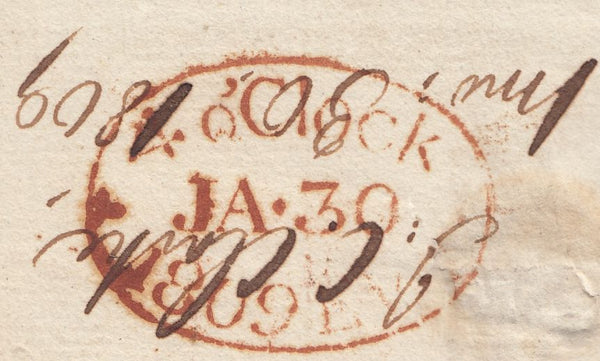108326 - 1809 LONDON HAND STAMP "3".
