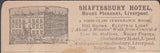 108379 - CIRCA 1880 QV ADVERTISING/LIVERPOOL.
