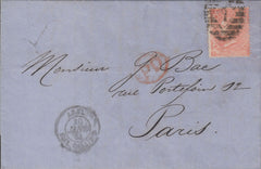 108426 - 1864 MAIL LONDON TO PARIS.