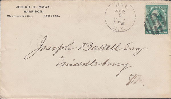 108453 - "RYE" CANCELLATIONS FROM VARIOUS PLACES IN THE WORLD.