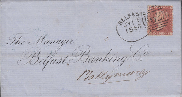 108489 - BELFAST ENGLISH TYPE b IRISH SPOON (RA10) ON COVER.