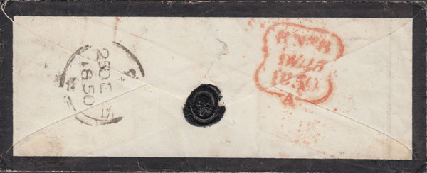 108749 - 1850 CHRISTMAS DAY MAIL.