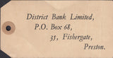108979 - 1955 BANKERS TAG/2/6 YELLOW-GREEN (SG509).