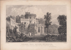 108987 - CIRCA 1820 PRINT LUSCOMBE, NEAR DAWLISH, DEVONSHIRE.