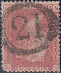 109039 - LONDON DISTRICT "21" NUMERAL OF WOOLWICH/PL.55 (ND)(SG40).